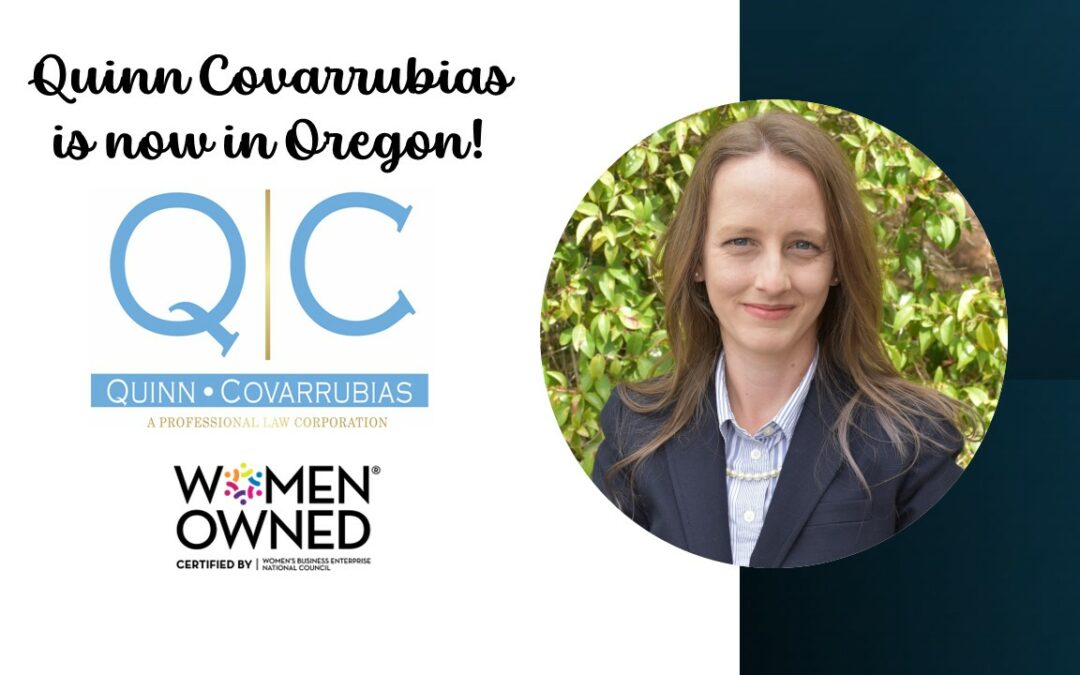 Quinn Covarrubias is now in Oregon!